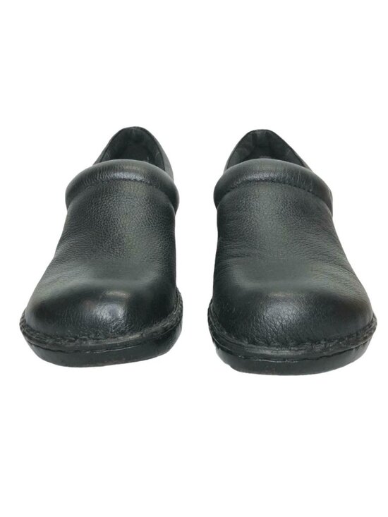 BOC Born Concepts Clogs Mules Comfort Black Leather Womens 9M Work - Picture 3 of 12